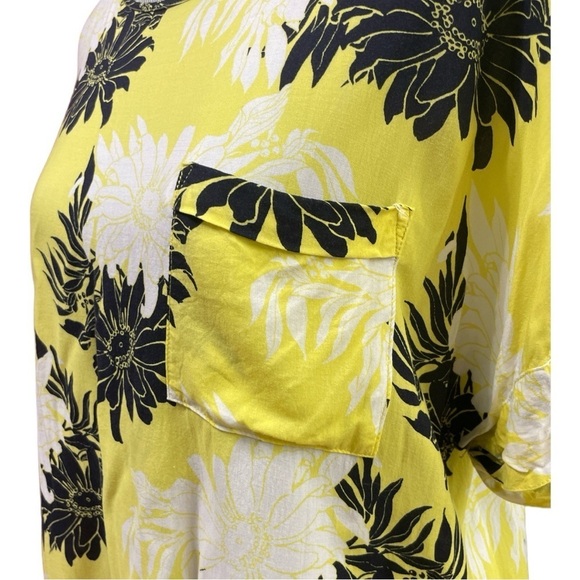 Ann Taylor Loft Top Womens Yellow Floral Short Sleeve size L
Boho Chic - Picture 5 of 10